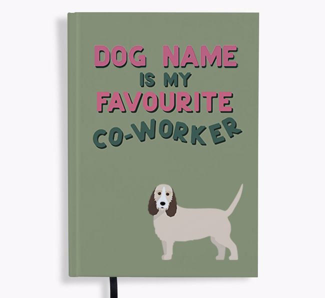 Favourite Co-Worker: Personalised {breedFullName} Notebook